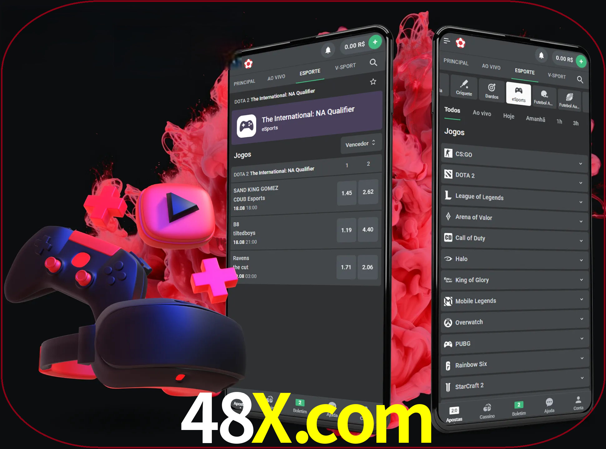 Para ter a aplicação móvel 48x no seu smartphone, basta descarregar o ficheiro apk e seguir as instruções.