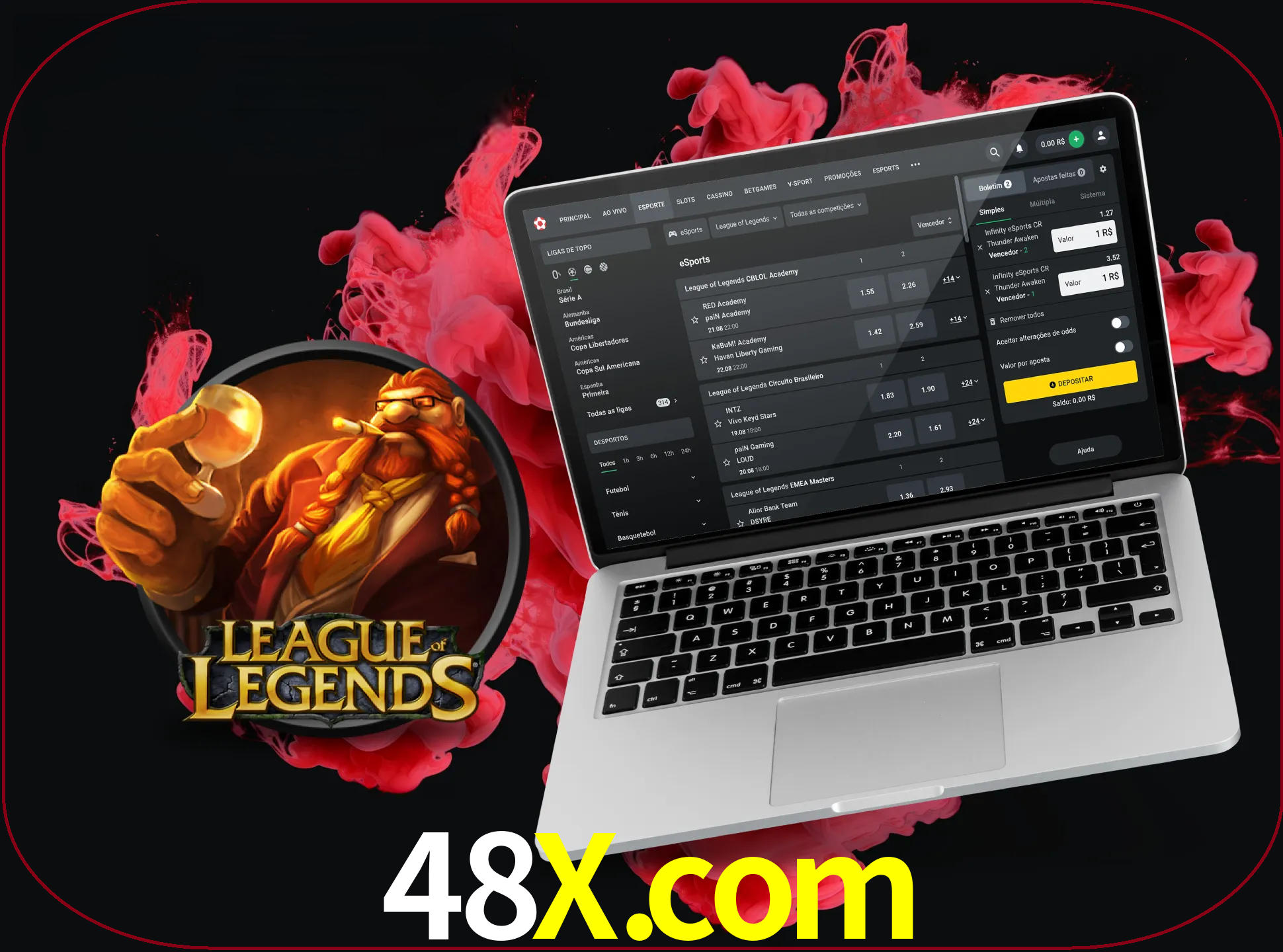 Se é um fã deste jogo, muitos torneios fantásticos que o vão surpreender estão disponíveis no 48x.