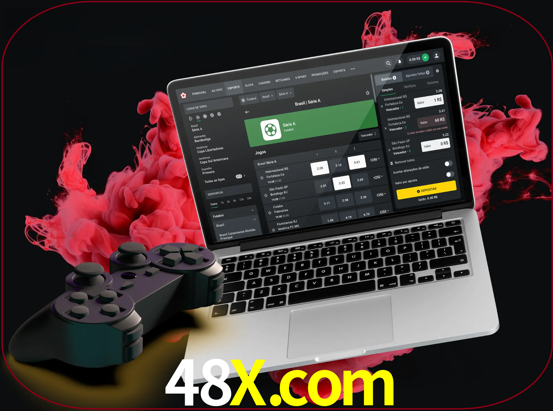 Visite a secção especial de jogos de vídeo em 48x para descobrir em que jogos pode apostar e ganhar muito dinheiro.